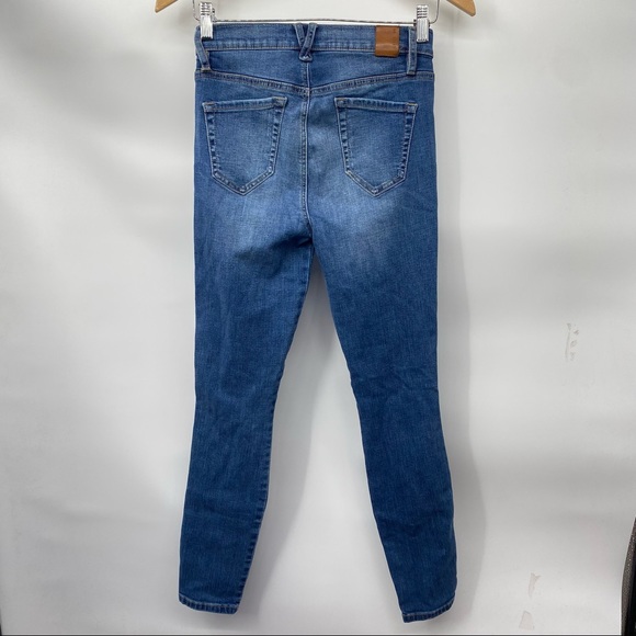 Anthropologie Level 99 Dark Wash Skinny Jeans Size 2 - Picture 2 of 7